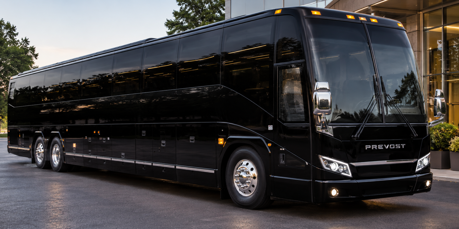 Luxury motorcoach — highway charter